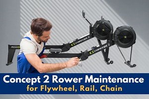 Concept2 Rower Maintenance for Flywheel, Rail, Chain: Easy Tips