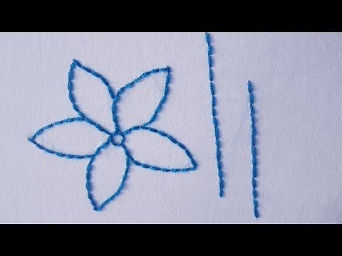Back Stitch | How to Sew Back Stitch | Hand Embroidery Backstitch