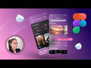 Glassmorphism UI Design - Components and Design System - For beginners