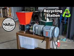 DIY Shredding Station | Turning plastic waste into granules for my injection machine!!
