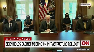 33K views · 1K reactions | President Joe Biden holds a Cabinet meeting to discuss implementation of the bipartisan infrastructure bill and the results it will deliver to the American people. | CNN | Facebook