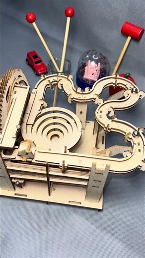 Mechanical Marble Run Machine – Insane Satisfying Gear Motion | DMS SatisfyMe #shorts