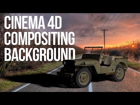 CINEMA 4D TUTORIAL: COMPOSITING BACKGROUND