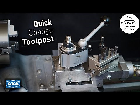 Installing a Quick Change Tool Post on the Mini Lathe - Scraping Included!