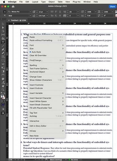 Fix Numbering in Seconds! 🔢 How to Edit & Restart Lists in InDesign
