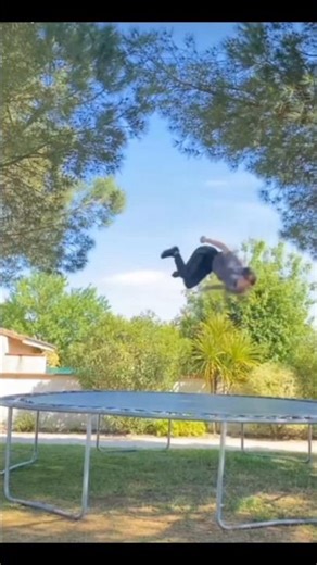 Trampoline falls #trampoline #troll #fail #park