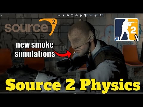 New Smoke Simulation , Ragdoll in CSGO | Source 2 | Source 2 Upgrade #csgo #source2 #csgosource2