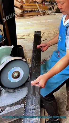 How to Sharpen a Saw Blade: Grinding Process