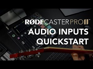 RØDECaster Pro II: Getting to Know the Audio Inputs
