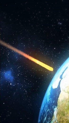 Asteroid Hits Earth…😱 (Realistic Simulation) #shorts