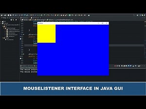 Java GUI Tutorial #31 - MouseListener Interface in Java GUI Explained in Less Than 12 Minutes