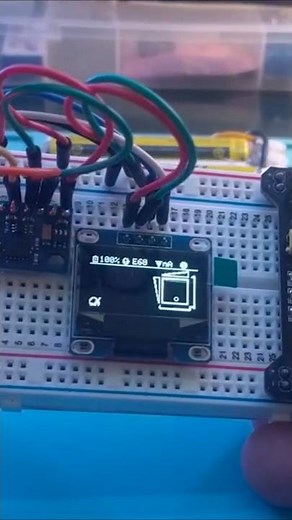 Arduino Nano | GY-511 Accelerometer and Compass with SSD1306 OLED Interface #shorts