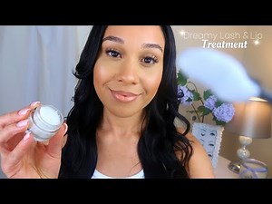 ASMR Dreamy Sleepy Lash & Lip Treatment ☁️ Layered Sounds Personal Attention