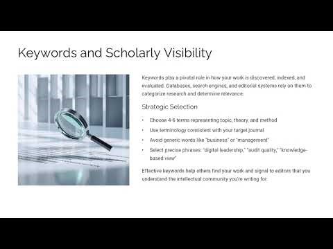 The Abstract as Scholarly Signature