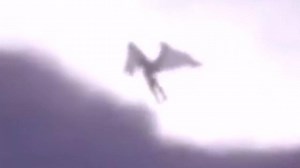 Flying Humanoid Monster. }{ | UFO Aliens Ovni X