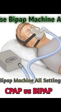 How To Use Bipap Machine At Home | CPAP vs BIPAP | NIV Bipap Machine Use | Home Bipap Settings
