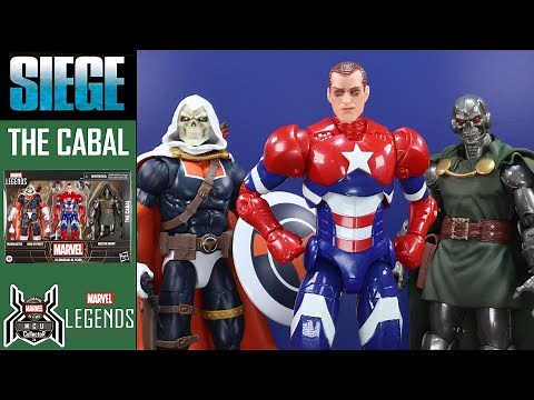 Marvel Legends THE CABAL Taskmaster, Iron Patriot, & Doctor Doom 85 Years 3-Pack Figure Review