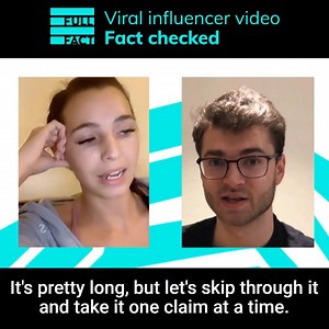 We were alerted to a viral influencer video that makes an astonishing number of false claims about Covid-19 and the pandemic. We’ve fact checked them one by one 👇 📒 Read the fact check 👉 fullfact.org/online/viral-influencer-video-full-false-covid-19-claims | Full Fact