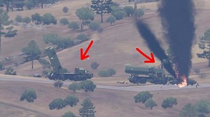 Russian multiple rocket launcher Annihilated by Metis AT-13 Guided Missile System - Arma 3 - Milsim | David Z028