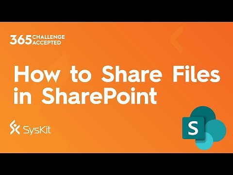 How to Share Files in SharePoint