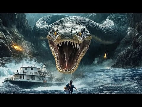 【2025 Newest Movies】Giant deep-sea python attacks and swallows people! 🐍💀#movie #film #python