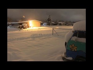 72 hour snowfall time lapse
