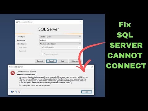 How to Fix ＂SQL Cannot Connect＂ Error in SQL Server Management Studio SSMS