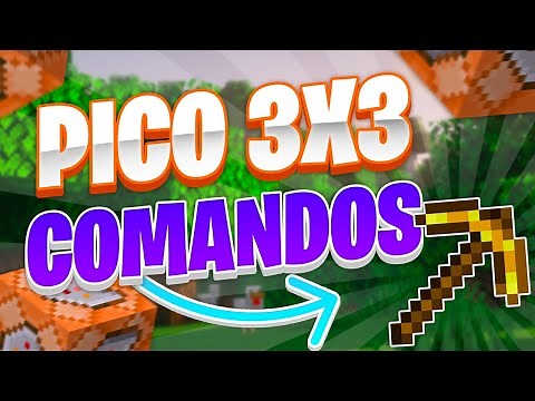 ✅COMO HACER UN PICO 3X3 ❗ CON COMANDOS ❗ EN MINECRAFT 1.17✅