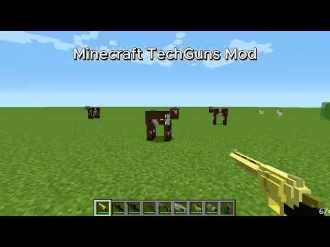 Is This Minecraft's BEST Gun Mod? 🔥 | Testing the TechGuns Mod! 🤯🔫⚙️