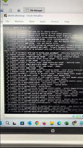 Install ubuntu server