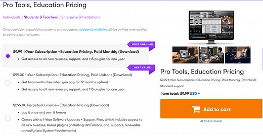Student Discount On Pro Tools Software