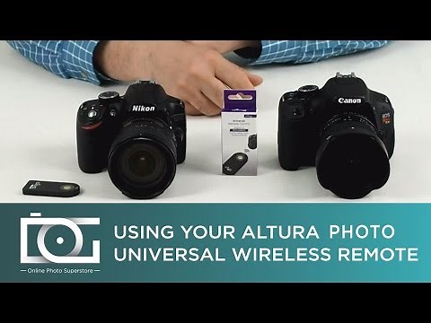 TUTORIAL | How to Use the Altura Photo® Universal Wireless Remote for DSLR Cameras