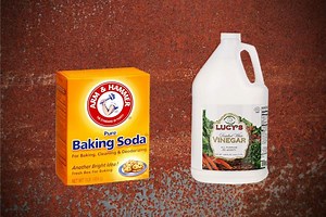How to Remove Rust With Vinegar and Baking Soda | House Trick