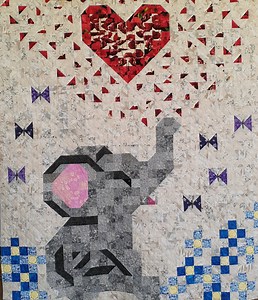 Elephant Quilt Pattern: Nellie Baby Nursery Design (PDF Pattern) - Etsy