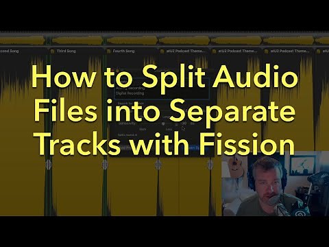 How to Split Large MP3 / Audio Files into Separate Tracks with Fission from Rogue Amoeba