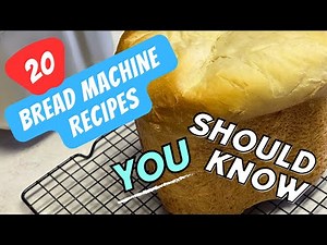 20 Bread Machine Recipes You Should Know - Cruisinart Bread Maker #breadmachinelove