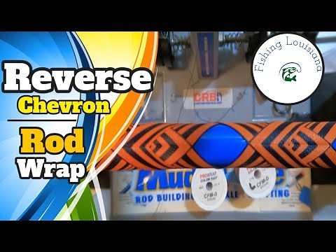 How to do a reverse chevron rod wrap - Rod Wrapping Tutorial