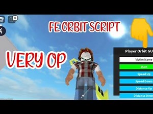 ROBLOX FE ORBIT SCRIPT using FLUXUS EXECUTOR played at Fencing game - script link on comments