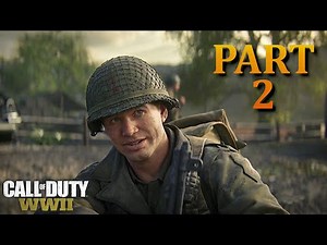Call of Duty: WW2 Gameplay Walkthrough - Operation Cobra - Marigny - Campaign Mission 2 [PS4 PRO]