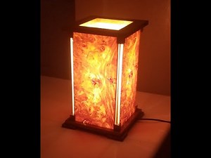 How to Design and Build a Lamp Shade with a Wood Veneer Shade