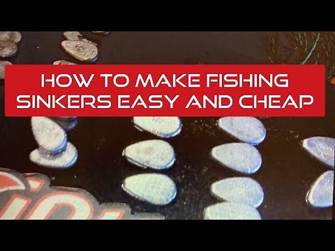 How to make fishing sinkers easy and cheap