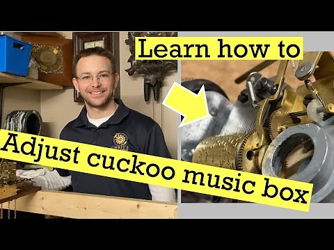 Cuckoo Clock Repair - How the Cuckoo Music Box works and how to adjust in detail