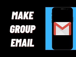 How To Make A Group Email On Gmail On iPhone