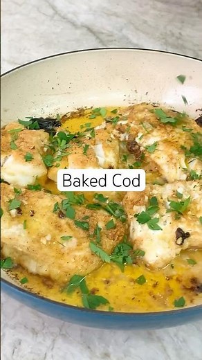 15-Minute Baked Cod Recipe #shorts #bakedfish