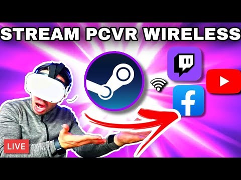 How to Stream PCVR Games Wirelessly (Quest 2 SteamVR)