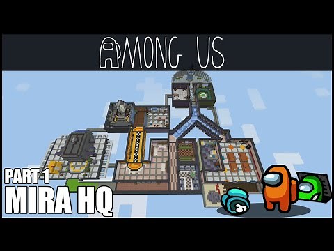 How To Build MIRA HQ From Among Us in Minecraft - Part 1