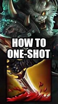 HOW TO DO THE RENGAR ONE-SHOT COMBO.