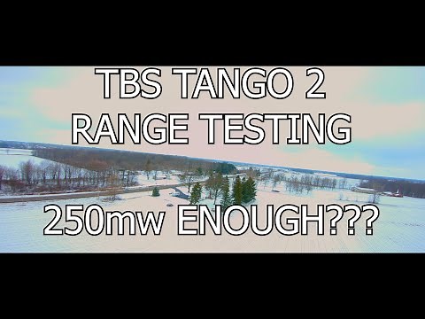 TBS TANGO2 REAL WORLD RANGE TESTING | 2 QUADS | 250mw LIMITS