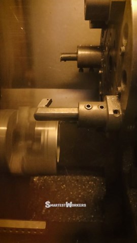 Sharp Machine Trimming Inside the Factory