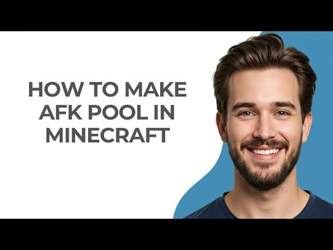 How To Make AFK Pool In Minecraft - GUIDE!